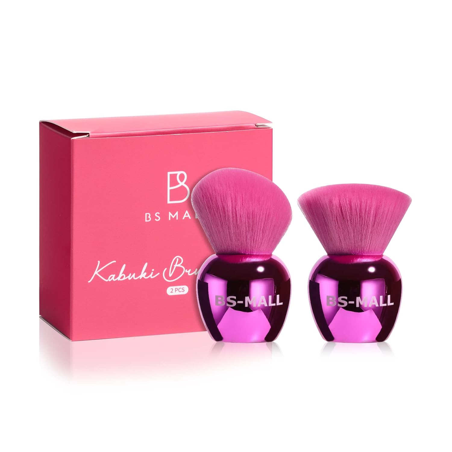 BS-MALL Nail Brush Blush Foundation Brush Powder Brush Travel Nail art Brushes Pink