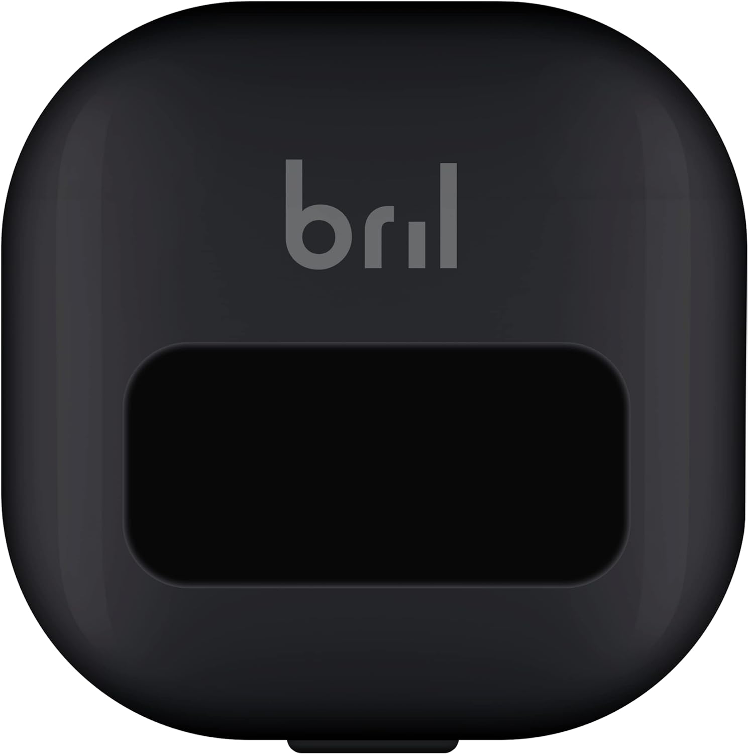 Bril UV-C Toothbrush Sanitizer, Portable Sterilizer, Cover, Holder, and Case for Any Size Toothbrush, BlackÉ