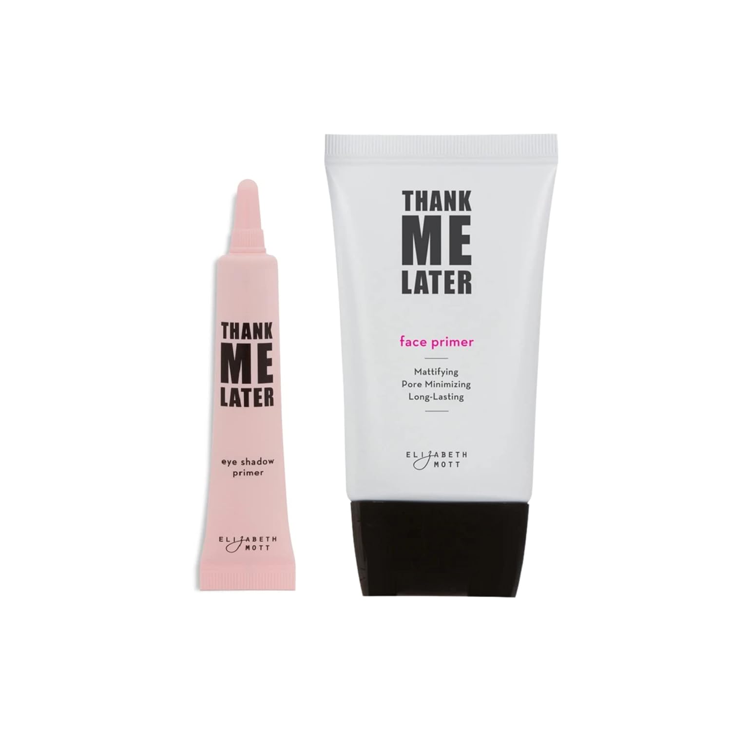Elizabeth Mott Bundle: Thank Me Later Eye Primer Shadow Base AND Thank Me Later Face Primer (Matte)