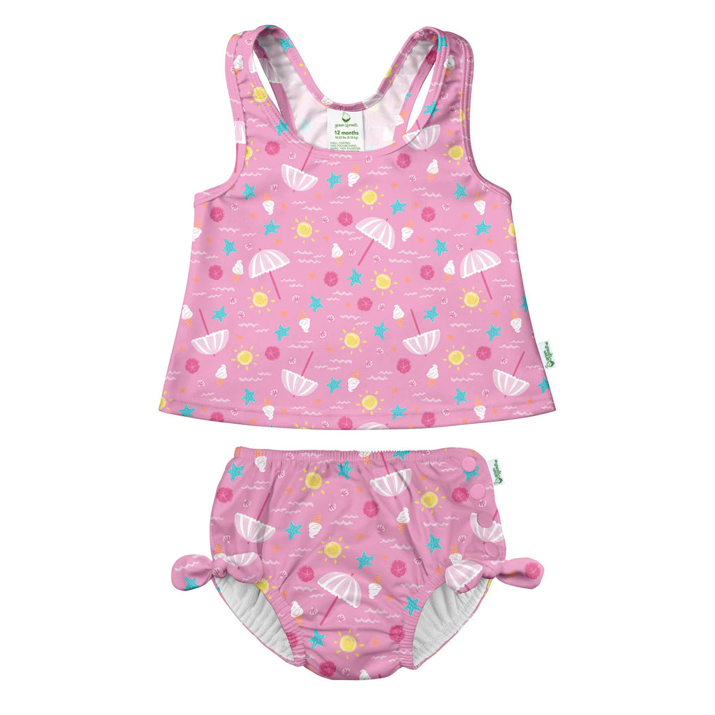 Bow Tankini w/built in Swim Diaper