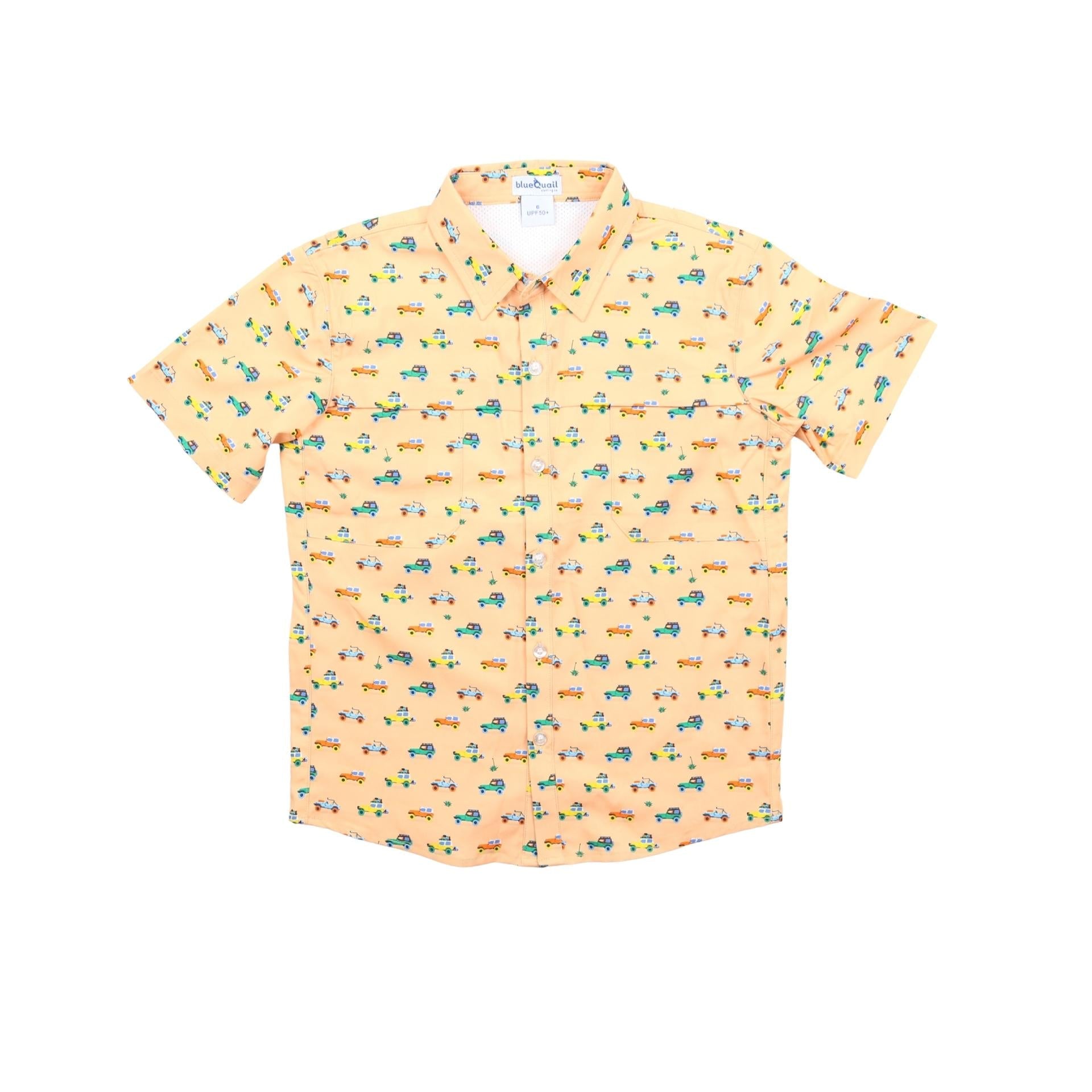 Blue Quail Short Sleeve Shirt | Road Trip