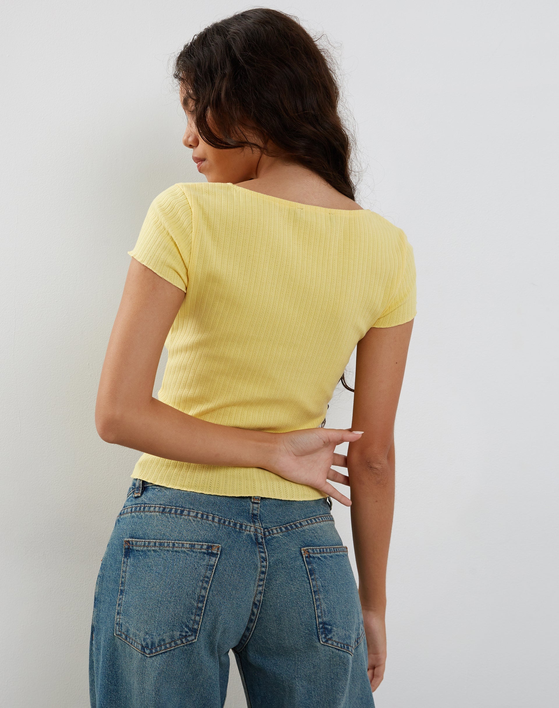 Gordi Baby Tee in Lemonade