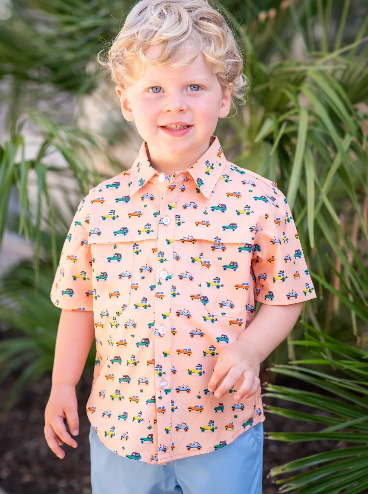 Blue Quail Short Sleeve Shirt | Road Trip