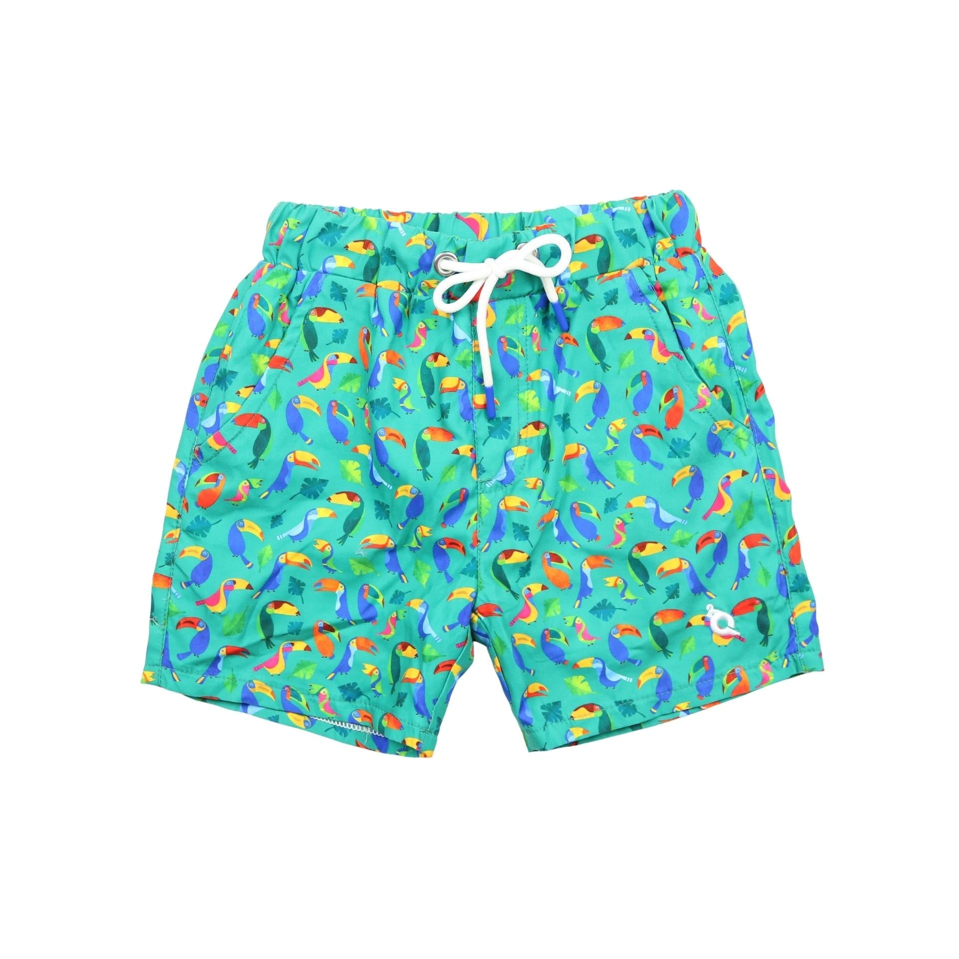 Blue Quail Swim Trunk | Toucans