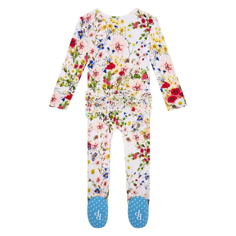 Barbara - Footie Ruffled Zippered