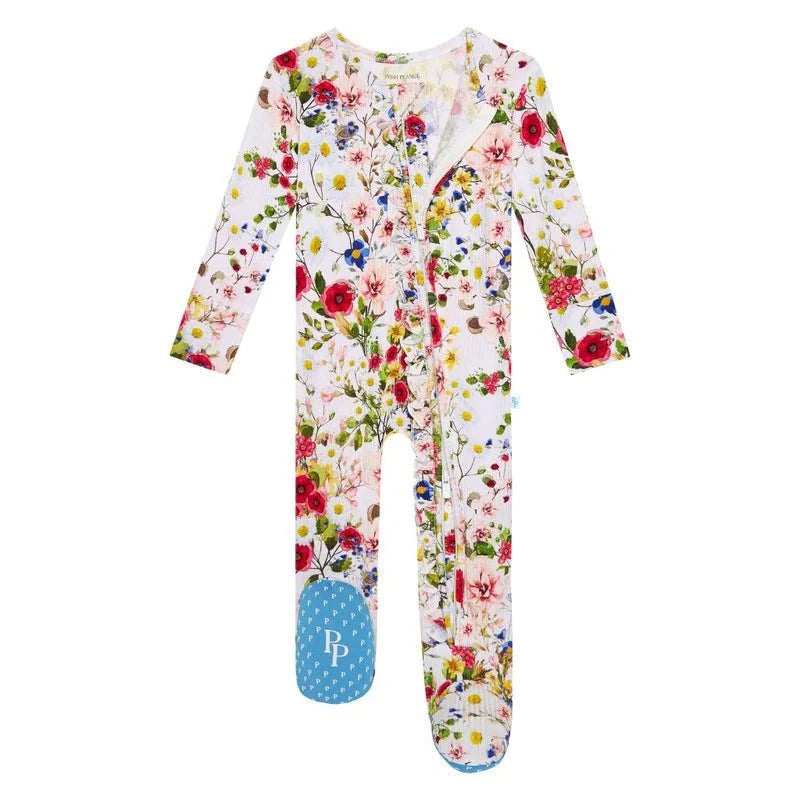 Barbara - Footie Ruffled Zippered