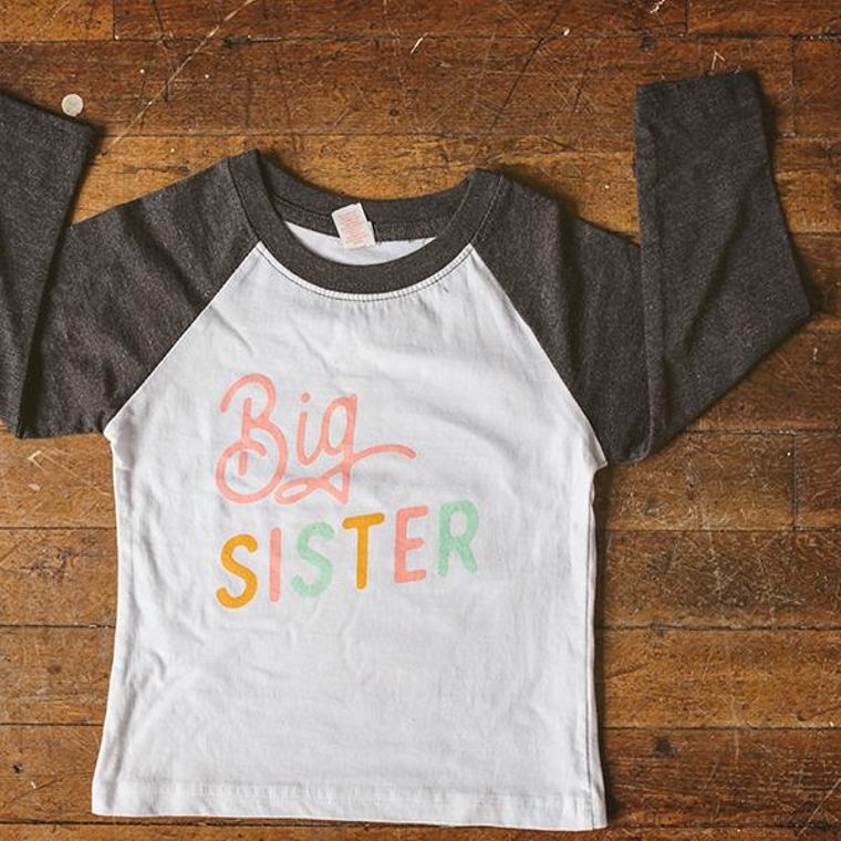 Big Sister Raglan Tee