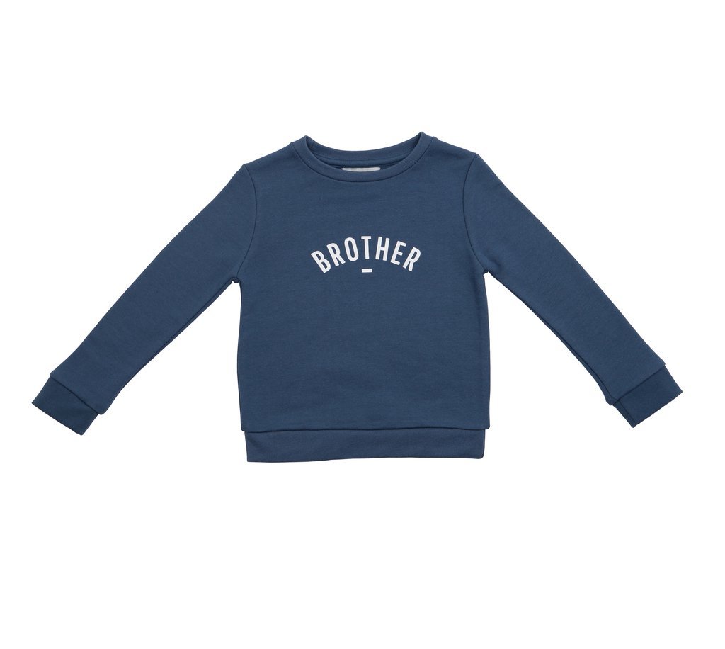 Bob & Blossom Blue Denim Brother Sweatshirt - Tadpole
