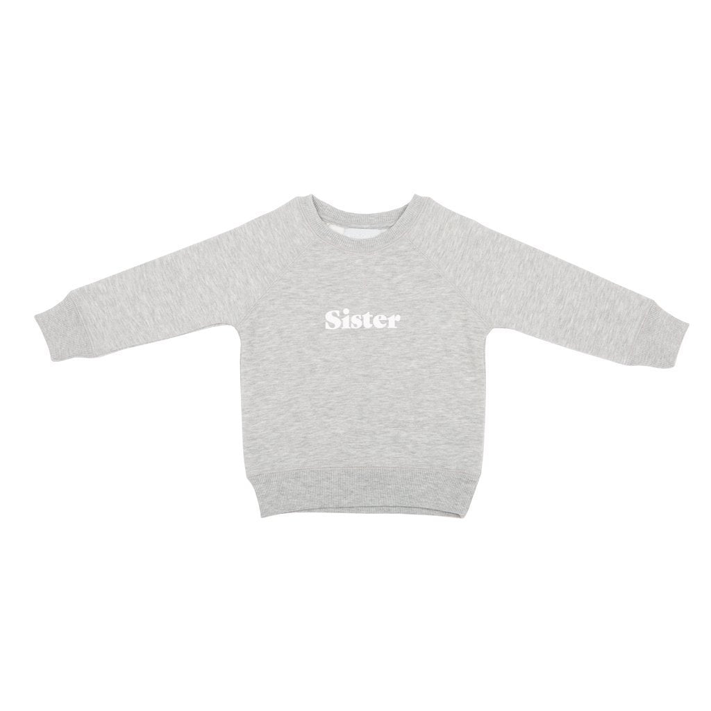 Bob & Blossom Grey Marl Sister Sweatshirt
