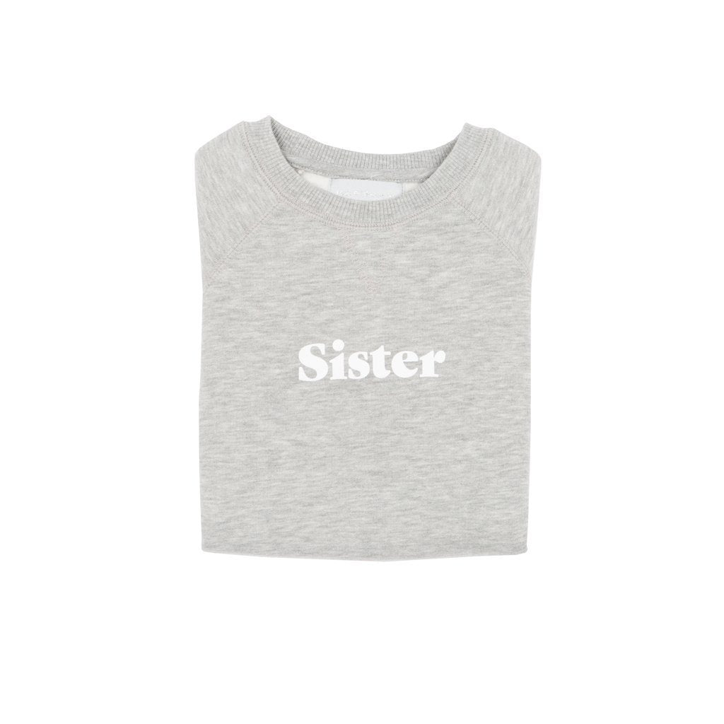 Bob & Blossom Grey Marl Sister Sweatshirt
