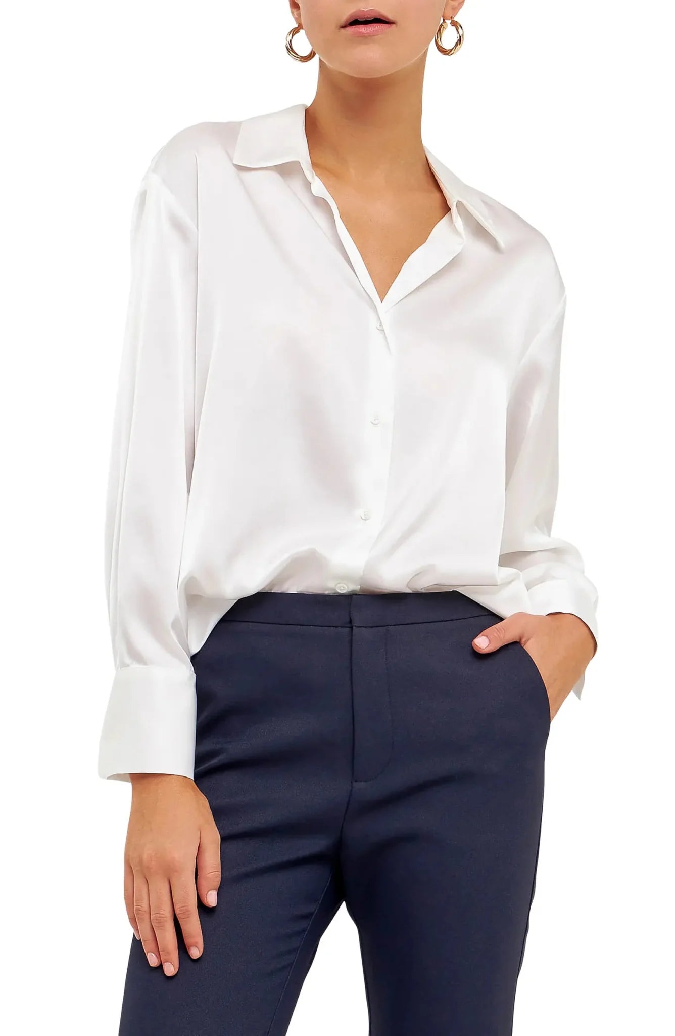 Classic Satin Over Shirt