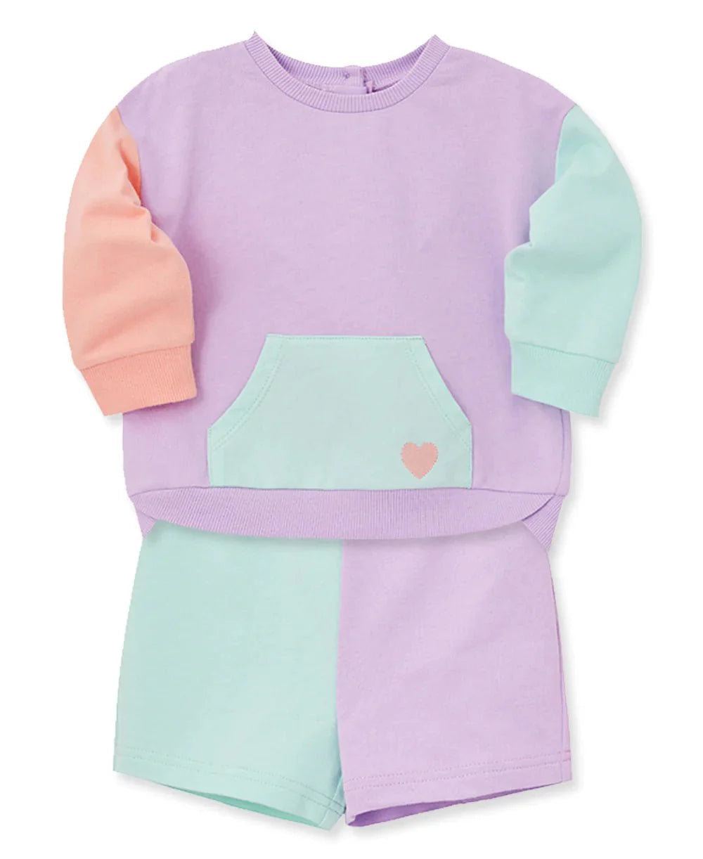 Colorblock Active Short Set