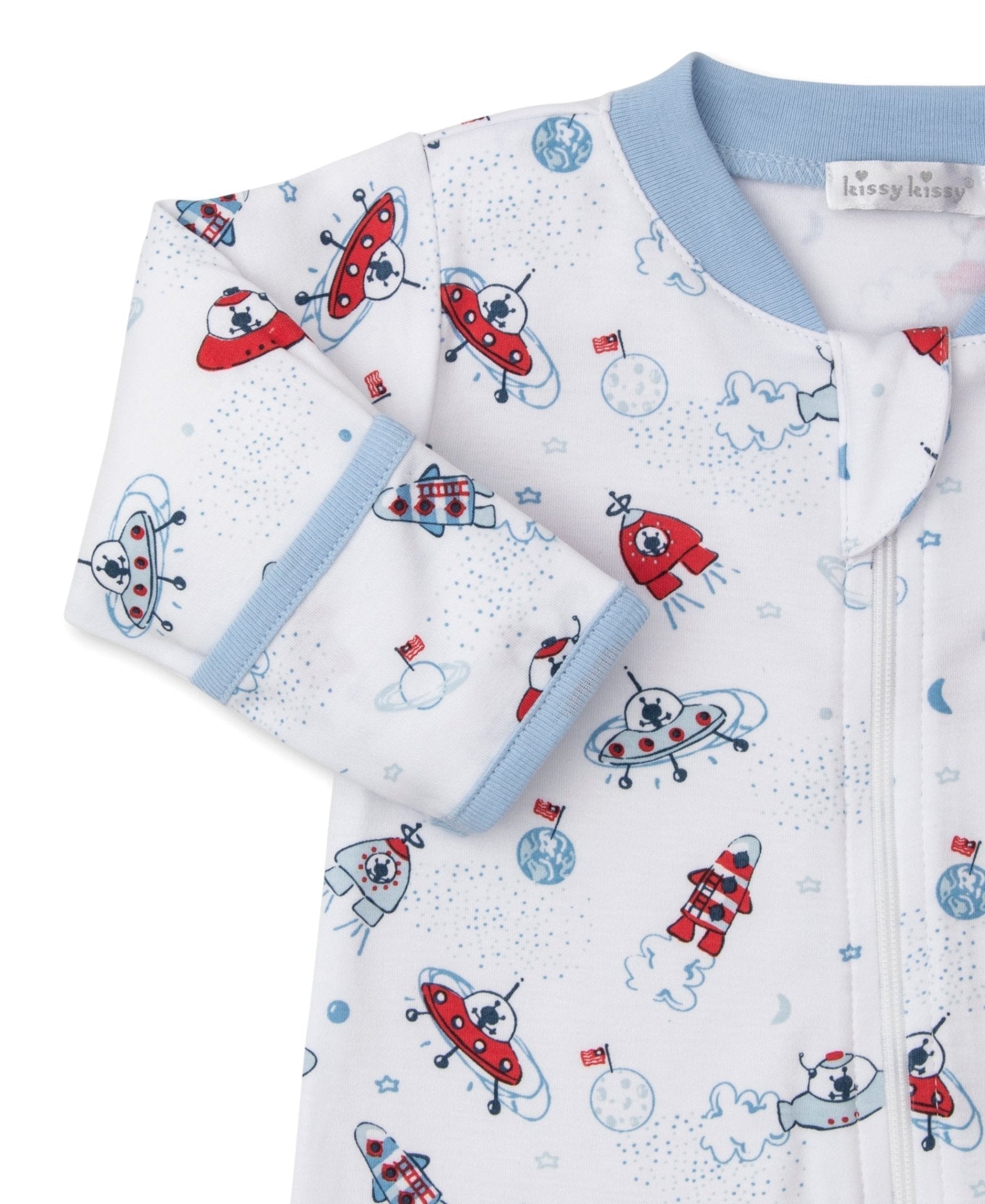 Cosmic Space Zipper Footie