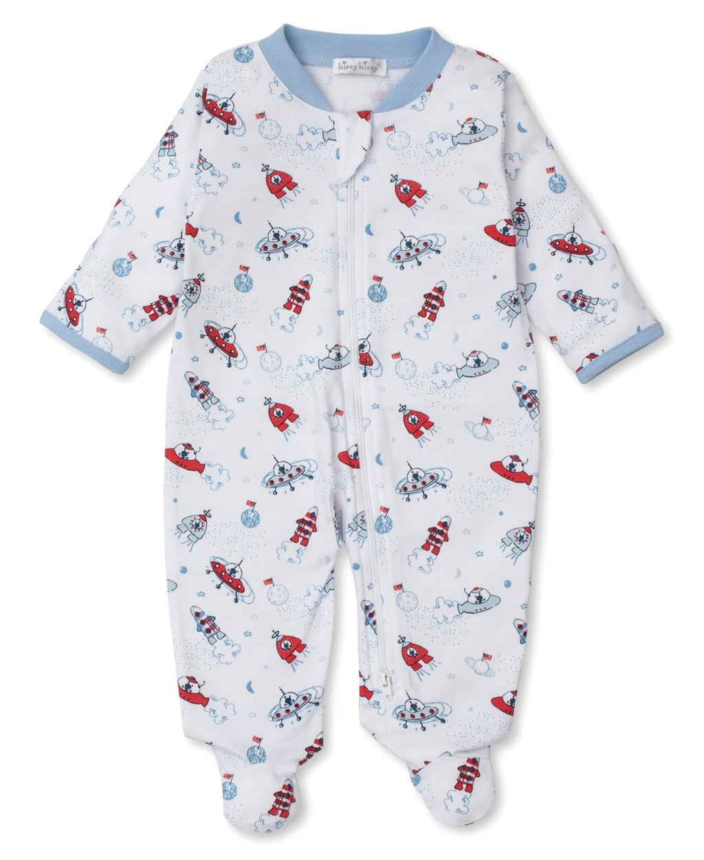 Cosmic Space Zipper Footie