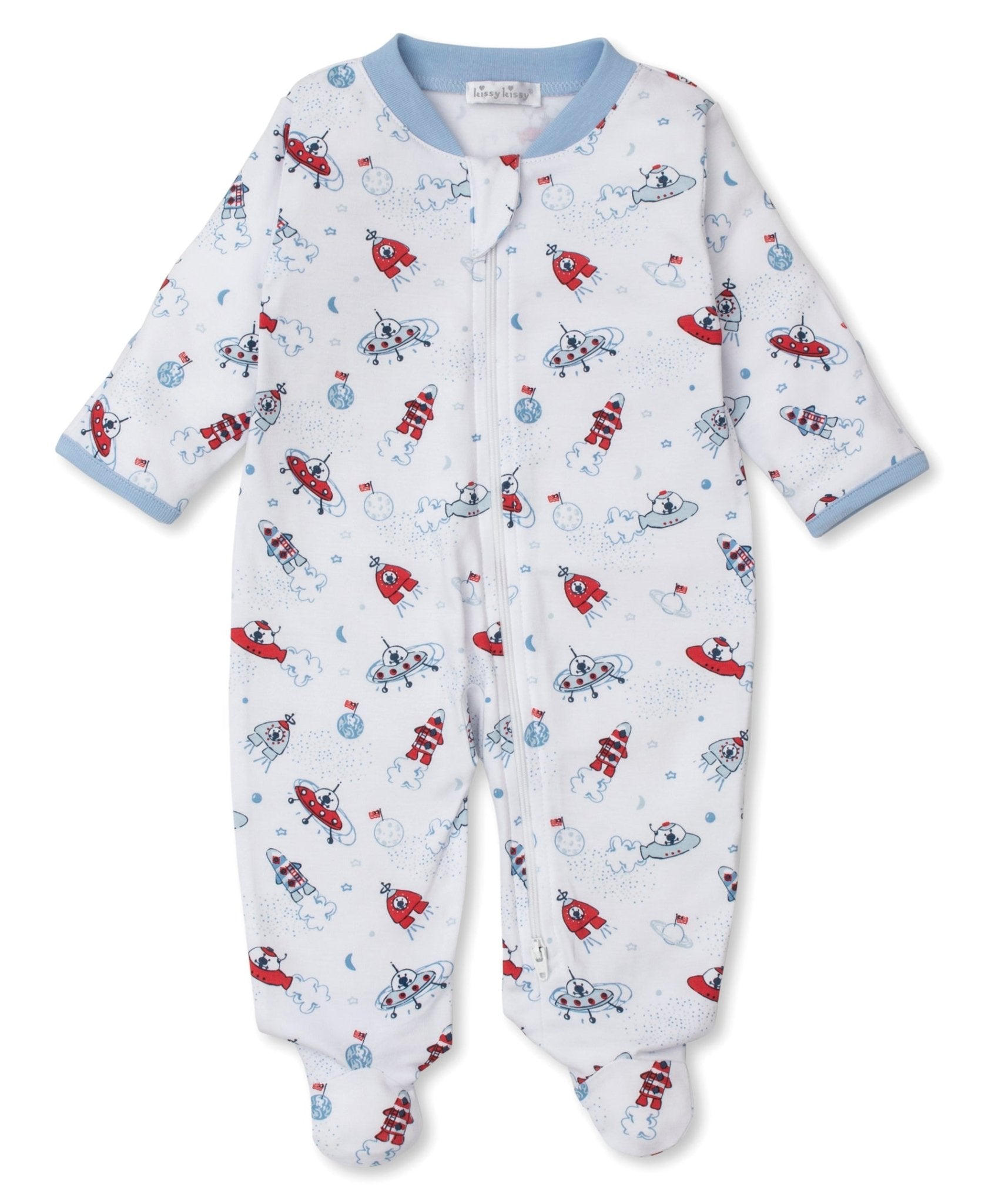 Cosmic Space Zipper Footie