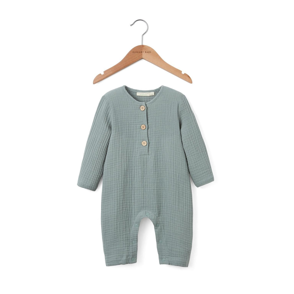 Elegant Baby Henley Jumpsuit