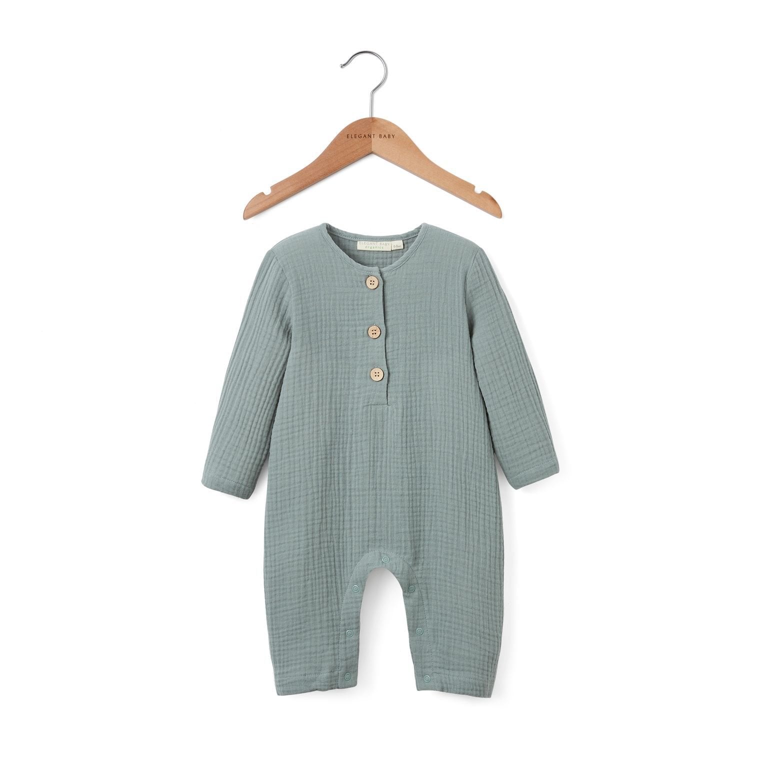 Elegant Baby Henley Jumpsuit