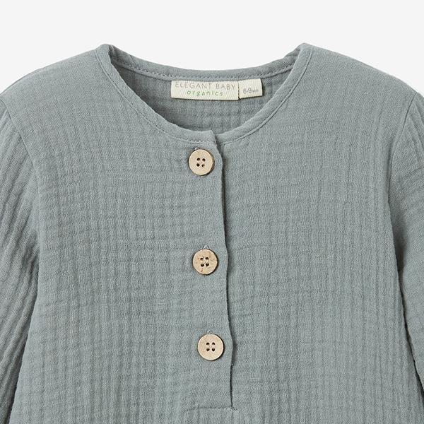 Elegant Baby Henley Jumpsuit