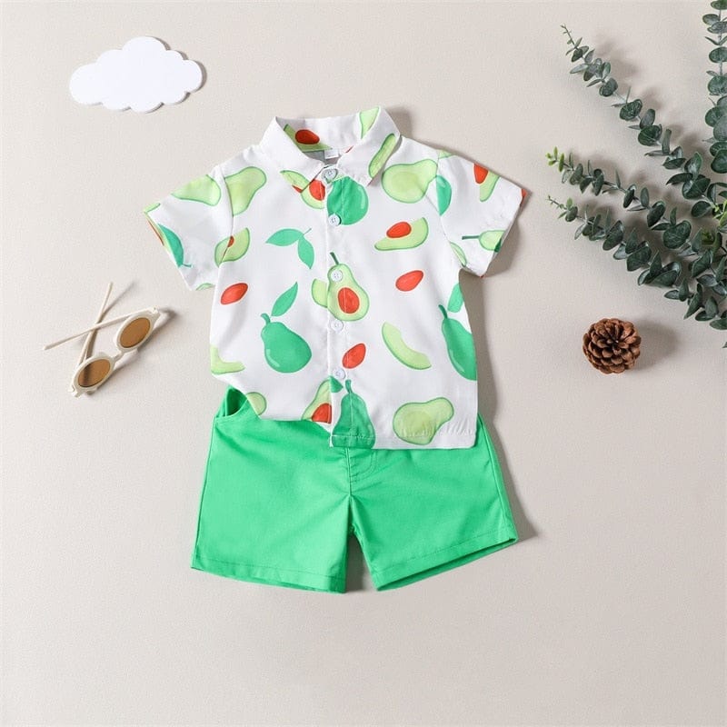 Avocado Print Boy Outfit