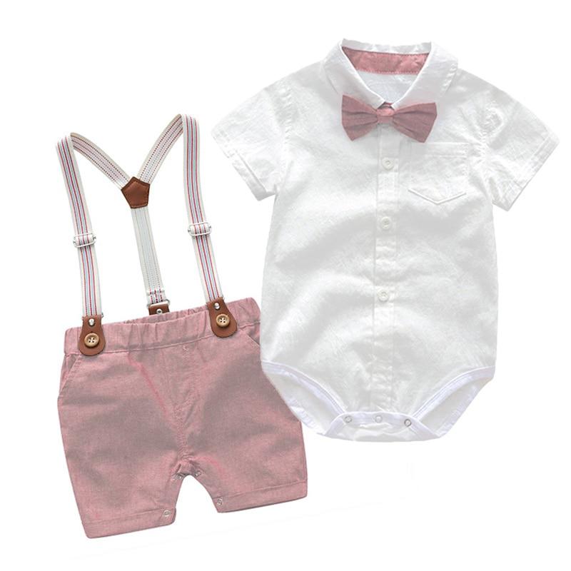 Baby Boy Tie and Suspenders