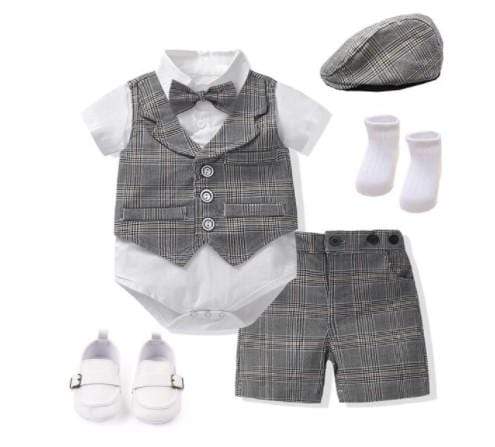 Boy Checked Outfit