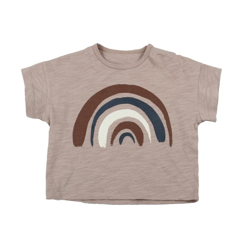 Rainbow / 1-2T 80 Fashion Kids Summer T-shirts