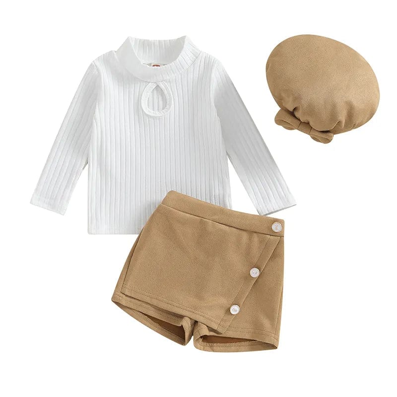 2 Piece Girls Set with Beret