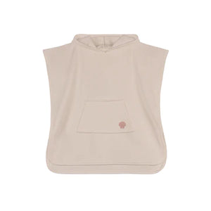 ELY`S & CO. TERRY HOODED PONCHO - EMBORIDERED NAUTICAL